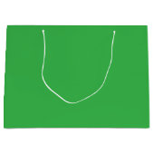 Aangepaste Branded Witte Gift Bag | Groot Glanzend Cadeauzakje (Voorkant)