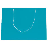 Aangepaste Branded Witte Gift Bag | Groot Glanzend Cadeauzakje (Voorkant)