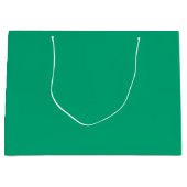 Aangepaste Branded Witte Gift Bag | Groot Glanzend Cadeauzakje (Voorkant)
