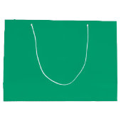 Aangepaste Branded Witte Gift Bag | Groot Glanzend Cadeauzakje (Achterkant)