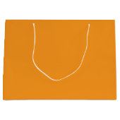 Aangepaste Branded Witte Gift Bag | Groot Glanzend Cadeauzakje (Voorkant)
