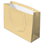 Aangepaste Branded Witte Gift Bag | Groot Glanzend Cadeauzakje (Achterkant Gekanteld)