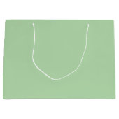 Aangepaste Branded Witte Gift Bag | Groot Glanzend Cadeauzakje (Voorkant)