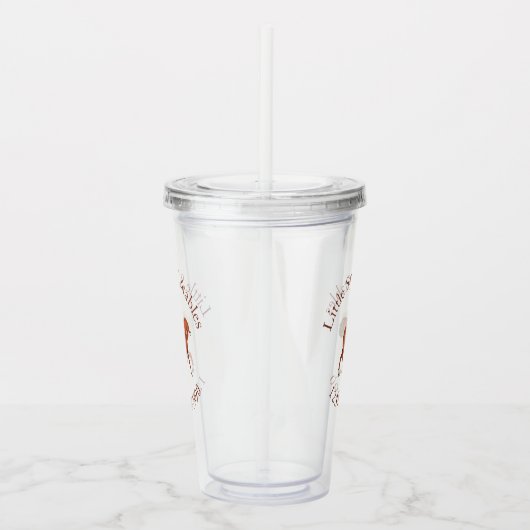 Aangepaste Branding Logo & Circulaire Tekst Sorrel Acryl Drinkbeker (Rechts)