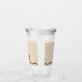 Aangepaste branding voor Coastal Cafe Acryl Drinkbeker (Rechts)