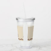 Aangepaste branding voor Coastal Cafe Acryl Drinkbeker (Links)