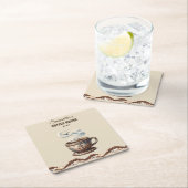 Aangepaste branding voor Coastal Cafe Kartonnen Onderzetters (Insitu)