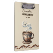 Aangepaste branding voor Coastal Cafe Klembord (Rechts)