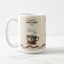 Aangepaste branding voor Coastal Cafe