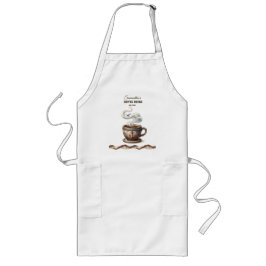 Aangepaste branding voor Coastal Cafe Lang Schort