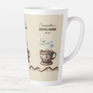 Aangepaste branding voor Coastal Cafe Latte Mok