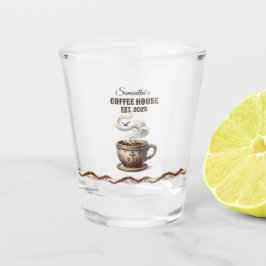 Aangepaste branding voor Coastal Cafe Shot Glas