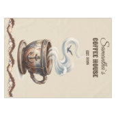 Aangepaste branding voor Coastal Cafe Tafelkleed (Voorkant (Horizontaal))