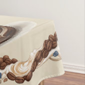 Aangepaste branding voor Coastal Cafe Tafelkleed (Voorbeeld)