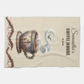 Aangepaste branding voor Coastal Cafe Theedoek (Horizontaal)