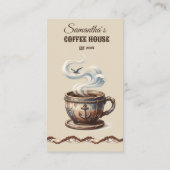 Aangepaste branding voor Coastal Cafe  Visitekaartje (Achterkant)