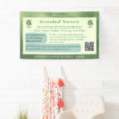 Aangepaste branding voor Greenleaf Nursery Spandoek (Insitu)