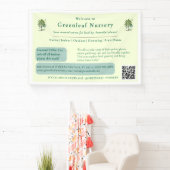 Aangepaste branding voor Greenleaf Nursery Spandoek (Insitu)