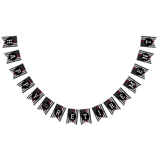 Aangepaste brandweerdienst met rode lijn vlaggetjes (Alle)