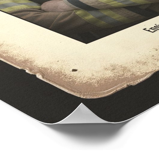 Aangepaste Brandweerman Gift Wall Art, Schoppenaas Poster (Hoek)