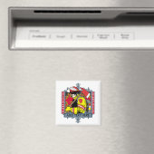Aangepaste brandweerman magneet (Insitu (Vaatwasser))