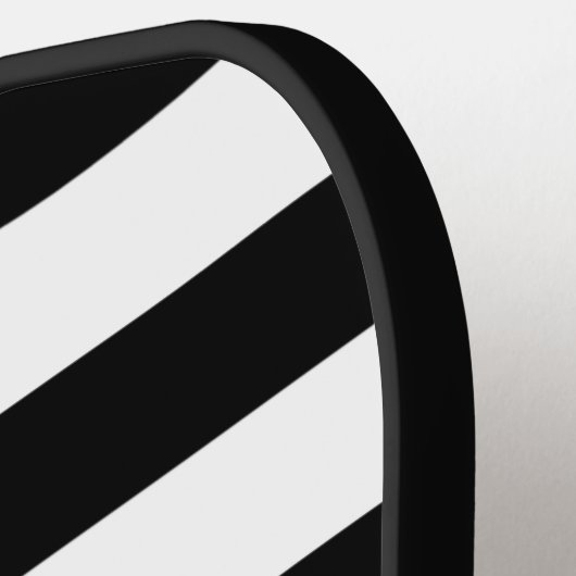 Aangepaste brandweervlag met rode lijn pickleball paddle (Links Detail)