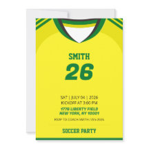 Aangepaste Braziliaans Voetbalshirt Verjaardagsuit