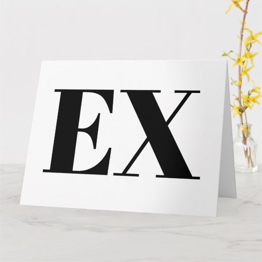 Aangepaste break-up kaart voor ex vriend of vriend (Gele Bloem)