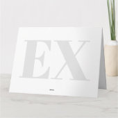 Aangepaste break-up kaart voor ex vriend of vriend (Achterkant)