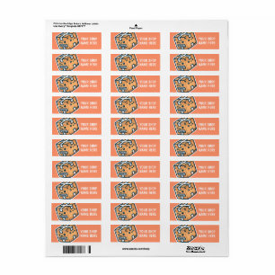 Aangepaste Breekbare Stickers Kleine Zakelijke Lab