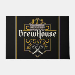 Aangepaste BrewHouse Best Craft Beer Ale Bar Deurmat