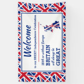 Aangepaste BREXIT Groot-Brittannië Altijd Great UN Spandoek (Verticaal)