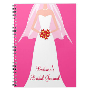 Aangepaste Bridal Journal-laptop Notitieboek