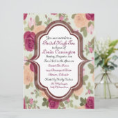 Aangepaste Bridal-uitnodigingen voor hoge thee Kaart (Staand voorkant)