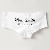 Aangepaste bridale bruiloft slip (Achterkant)