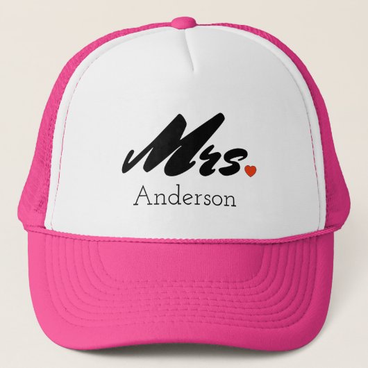 Aangepaste bride mevrouw Trucker Hat Pet (Voorkant)