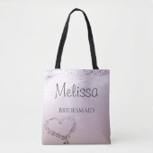 Aangepaste Bridesmaid Beach Canvas tas (Voorkant)