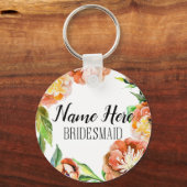 Aangepaste bridesmaïde Sleutelhanger (Voorkant)