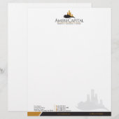 Aangepaste briefhoofd voor onroerend goed V2 Ontwerp (Voorkant / Achterkant)