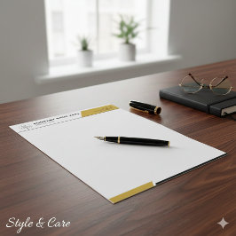 Aangepaste briefhoofd voor zakelijk en persoonlijk