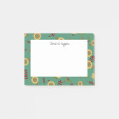 Aangepaste briefing Zonnebloem, laat het gebeuren Post-it® Notes (Voorkant)