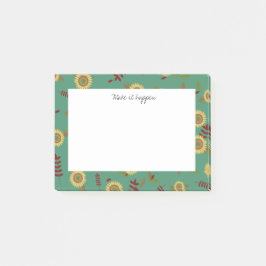 Aangepaste briefing Zonnebloem, laat het gebeuren Post-it® Notes