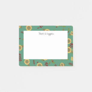 Aangepaste briefing Zonnebloem, laat het gebeuren Post-it® Notes