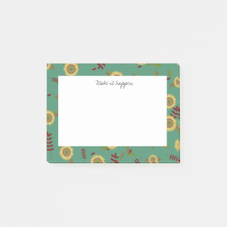 Aangepaste briefing Zonnebloem, laat het gebeuren Post-it® Notes