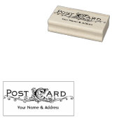 Aangepaste  Briefkaart Adres Rubber Stamp Rubberstempel (Gestempeld)