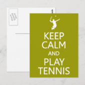 Aangepaste briefkaart kalm- en afspeeltenis behoud (Voorkant / Achterkant)