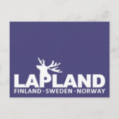 AANGEPASTE briefkaart LAPLAND (Voorkant)