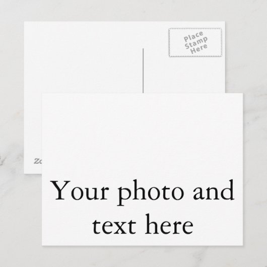 Aangepaste Briefkaarten (Voorkant / Achterkant)