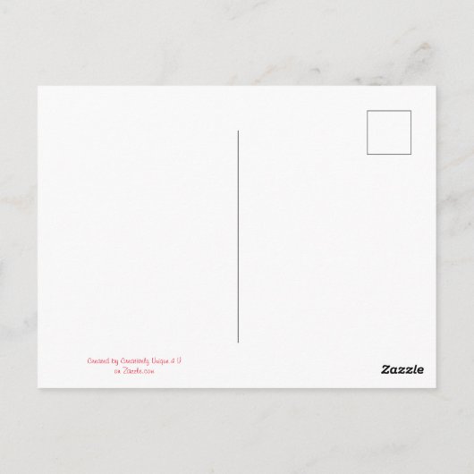 Aangepaste Briefkaarten met uw familiefoto (Achterkant)