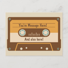 Aangepaste Briefkaarten voor Cassettebandje van be